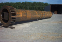 Lower Section of 150' Freestanding Stack - Corten Steel